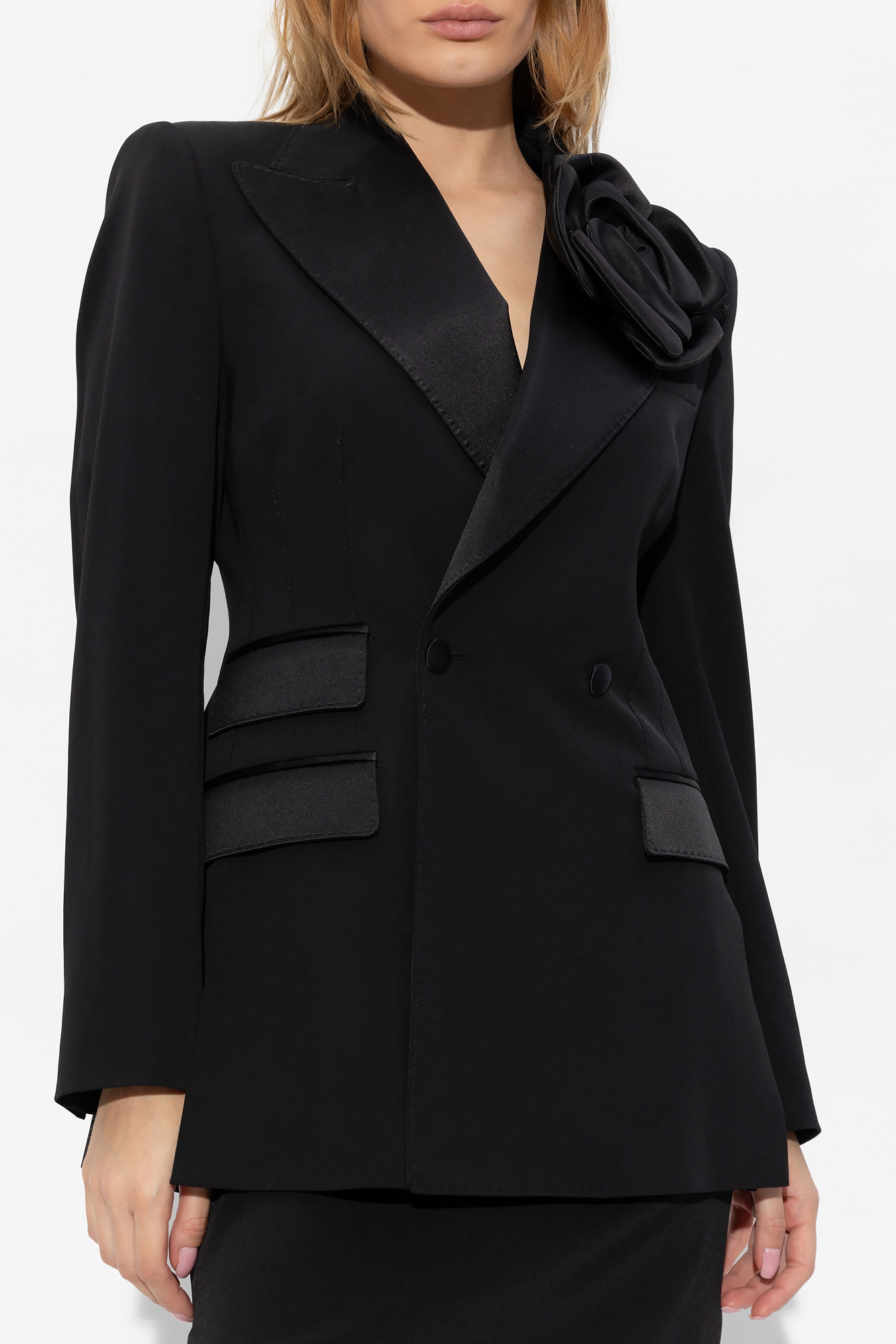 Dolce & Gabbana Blazer with floral motif | Women's Clothing